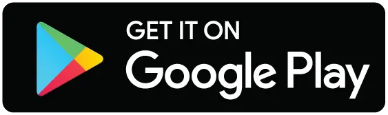 Google Play Store logo with the text 'Get it on Google Play' on a black background.